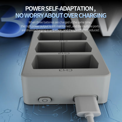 Mini 4 Pro Quick Charger 3pcs Battery Faster Charging Hub Housekeeper for DJI Mini 3 Pro Drone Accessories Charger LCD Screen
